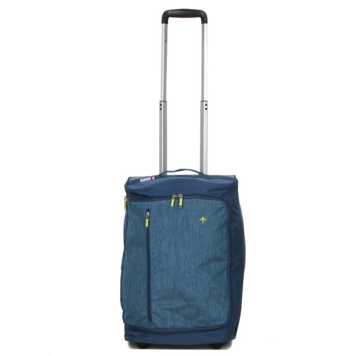 Valise de cabine à roulettes pivotantes et à parois souples Central, 55 cm