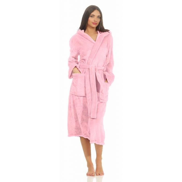 Et?�rea Peignoir, peignoir, robe de chambre avec capuche pour hommes et femmes - Mustique 