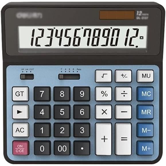 Calculateur De Bureau, Grand Écran À 12 Chiffres Et Grands Boutons