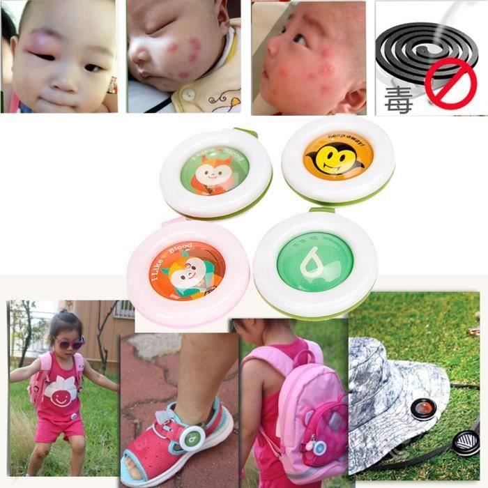 Moustiques Bouton Repulsif Bebe Boucle Anti Moustiques En Plein Air L04a59 Cdiscount Sante Mieux Vivre