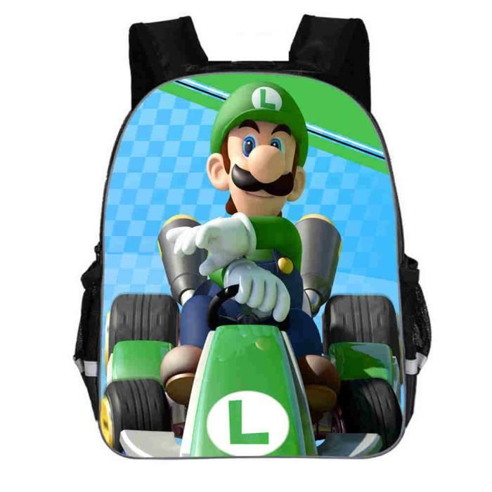 13 pouces sac à dos Sac À Dos Mario Bros Pour Enfants De La Maternelle, Pour Filles Et Garçons