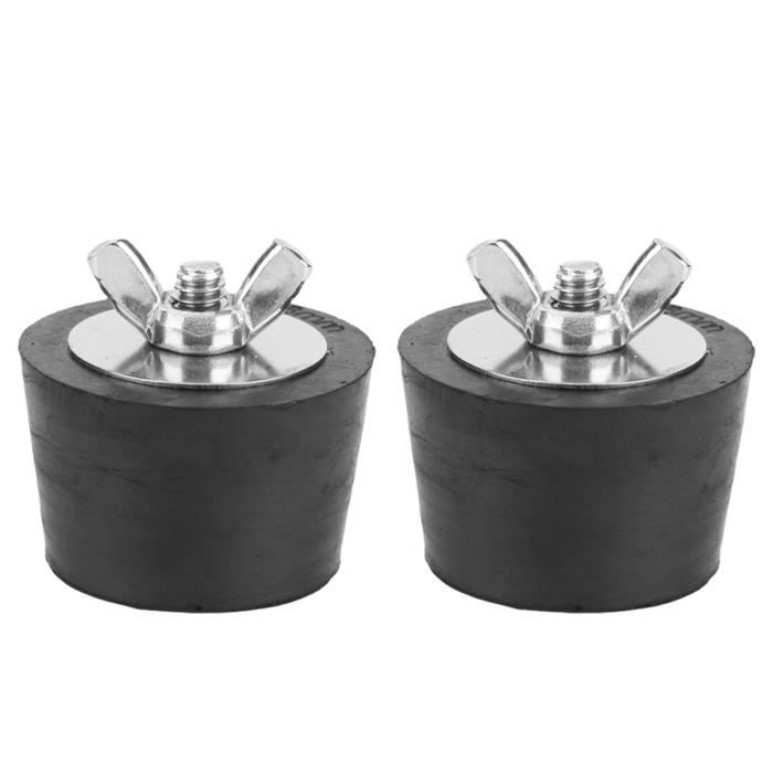 Bouchons D'hivernage Pour Piscine - Lot De 2, Caoutchouc, Diamètre 1,5 Pouce - 6