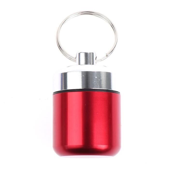 Mini Boîtier étanche Rond EDC - Pour Pilules, Lentilles De Contact, Accessoire Compact