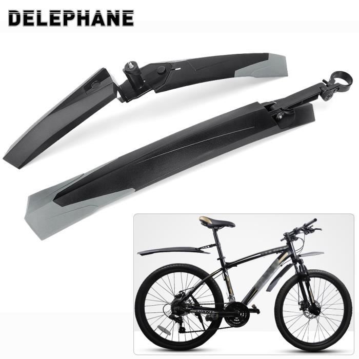 Garde-Boue Vélo Universel Réglable Pour 24-29 Pouces - Set Avant Et Arrière VTT, Route Et Montagne