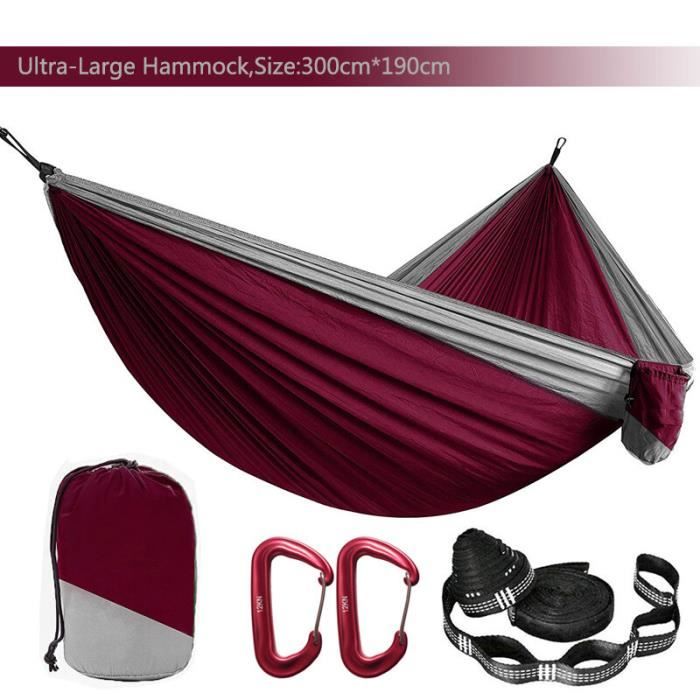 Hamac parachute simple rouge et or