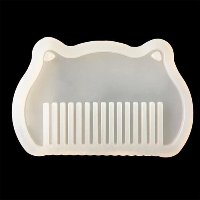 EXCEART Moules Silicone Peigne Afro 2 Ensembles - Kit DIY Pour Cheveux