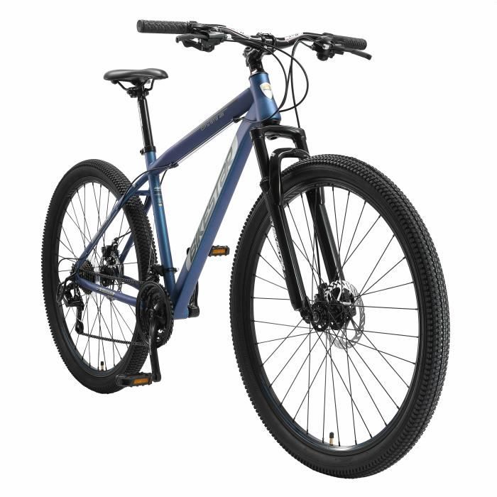 VTT BIKESTAR 29 Pouces 21 vitesses Shimano avec frein à disque Bleu