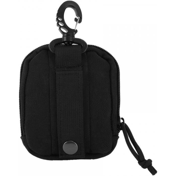 Pochette Tactique Molle Mini - 10x8.5x4 Cm - Polyester Imperméable - Pour Ceinture Ou Poche - 2