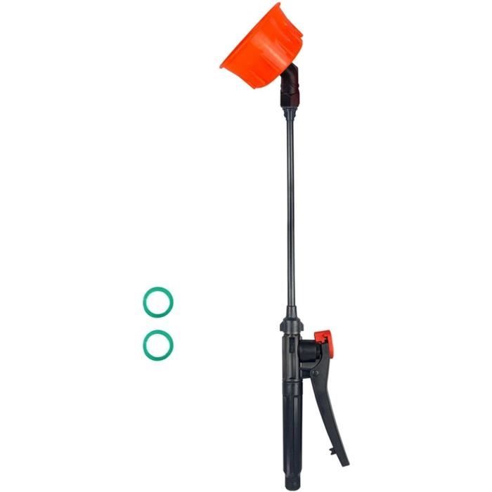 Lot De 2 Poignées De Pulvérisation Pour Pulvérisateur Jardin - Filetage M18x1.5, Déclencheur Confortable, Anti-fuite