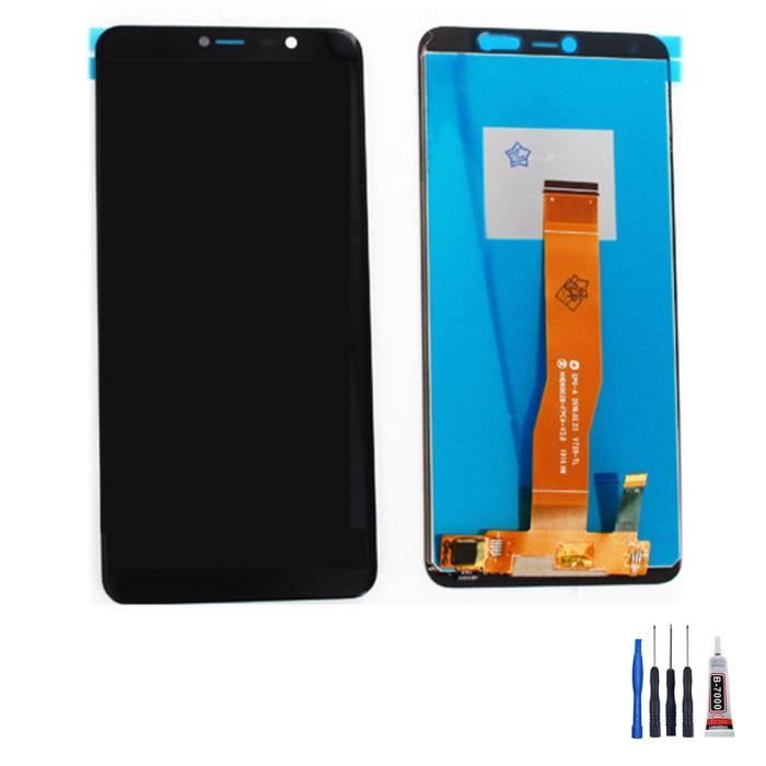 Écran Wiko U Feel Lite Noir Vitre Tactile + LCD