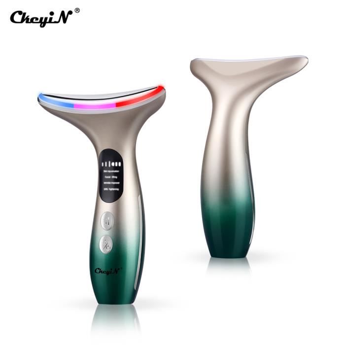 Appareil Anti-âge à Vibration EMS – Soins Du Visage Et Cou, Format Voyage ForeverLilly