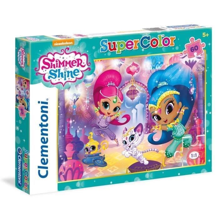 Clementoni „Shimmer And Shine“ Kinderpuzzle – 60-teiliges Maxi-Puzzle (68x48 Cm)