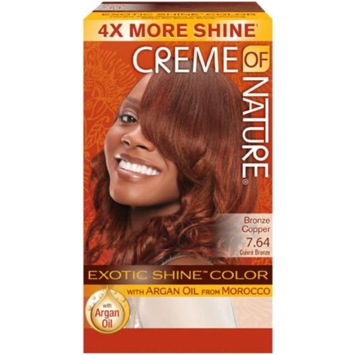 Crème of Nature Exotic Shine Couleur Cuivre Bronze 7.64