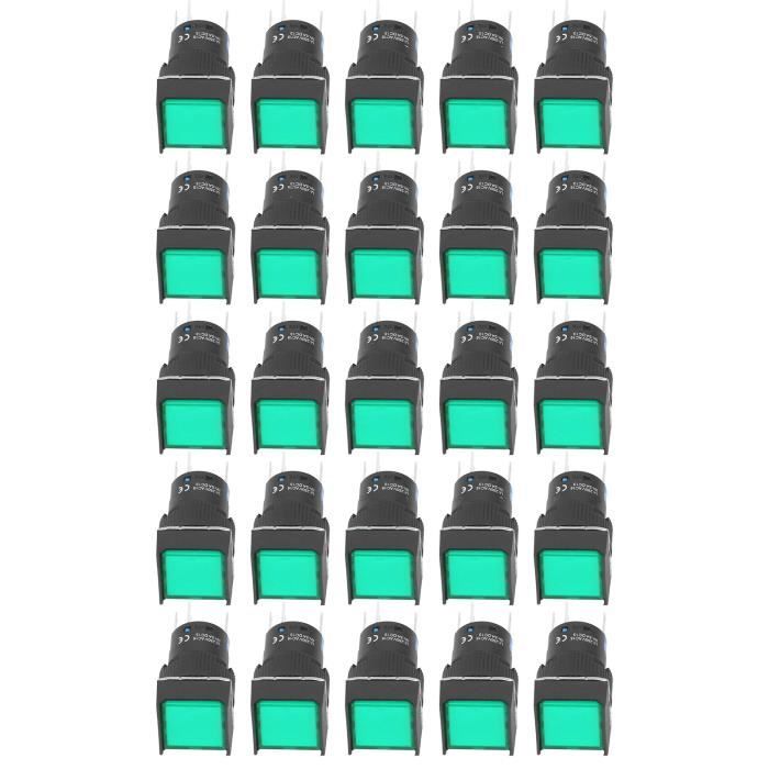 kawehiop Bouton Poussoir DKLD DZ6 KJD17 Interrupteur électromagnétique Performance Stable Petits interrupteurs de sécurité Robustes Travail à Domicile, DKLD/DZ-6 Cinq Pattes