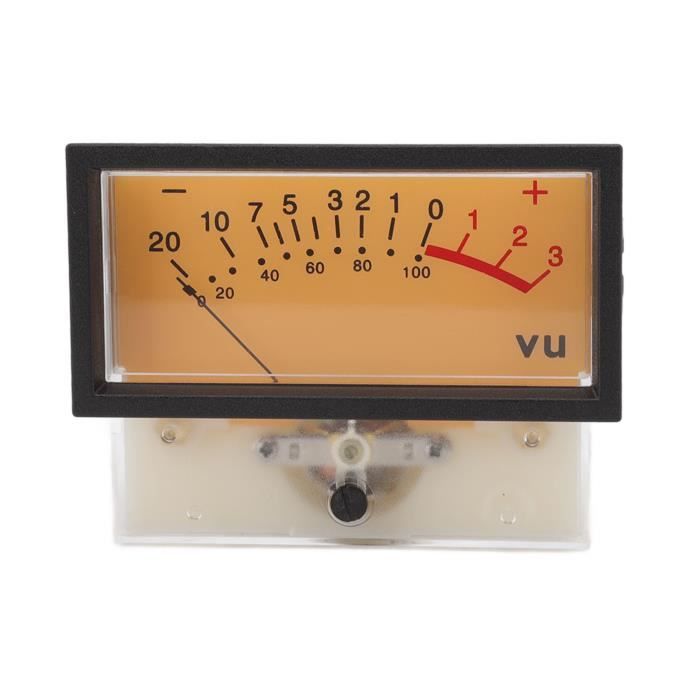 DOUK AUDIO VU360 Vumètre Analogique Stéréo Blanc