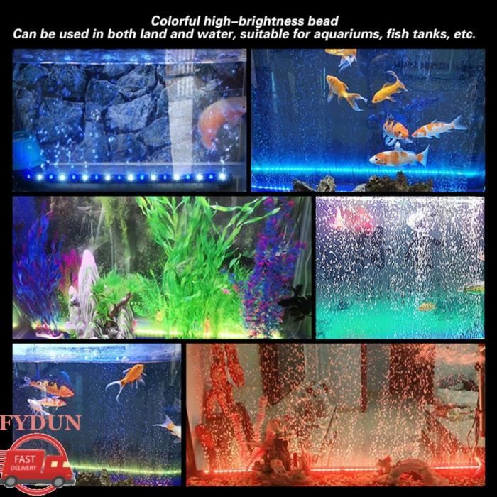 Comparer les prix de FYDUN lumière colorée d'aquarium FYDUN lumière LED d'aquarium FYDUN Lumière d'aquarium New Multi-Purpose LED animalerie eclairage
