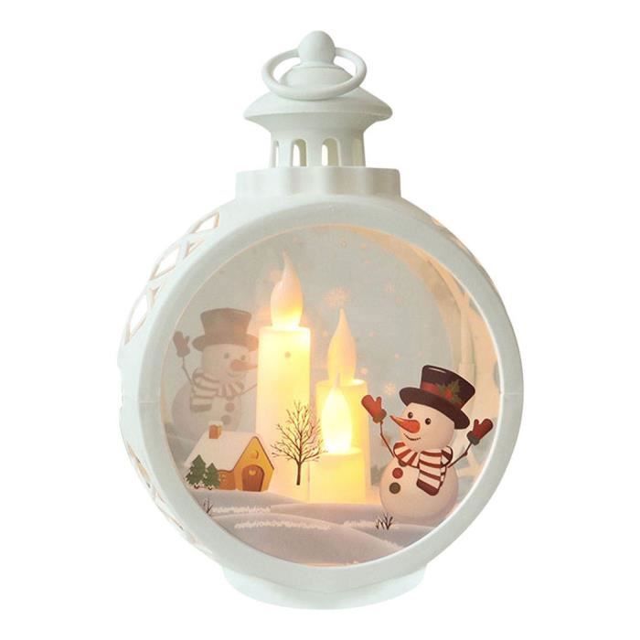 Lanterne avec bougie LED de Noël - Modèle au Choix - Jour de Fête