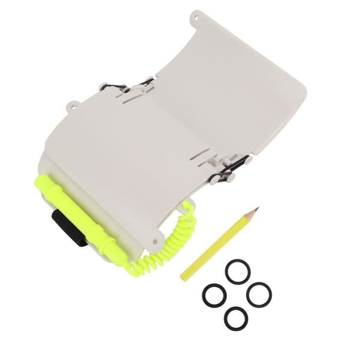 Ardoise De Plongée Lomo Grande – 184x149 Mm, 3 Mm D’épaisseur, Avec Crayon Et Porte-crayon Intégré