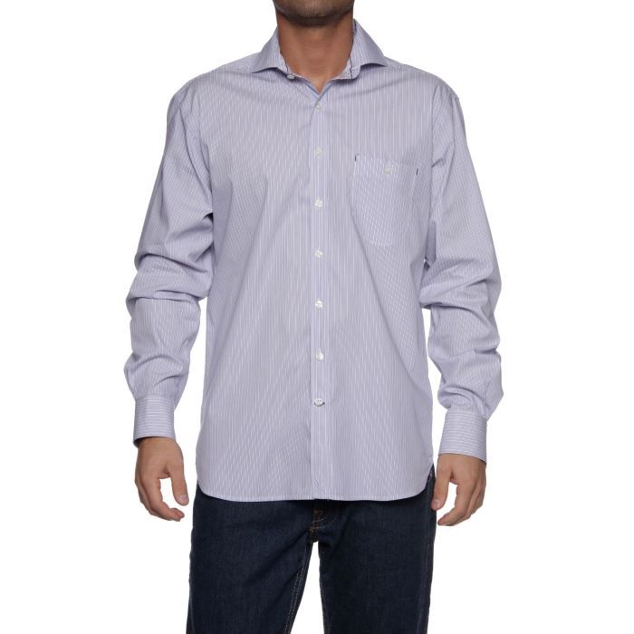 chemise blanche café coton