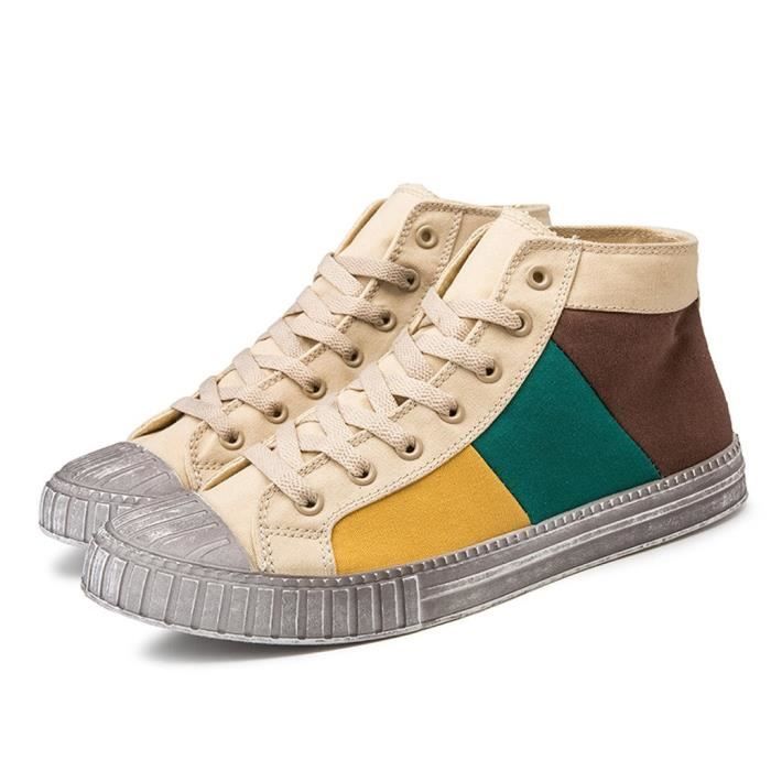 basket couleur or homme