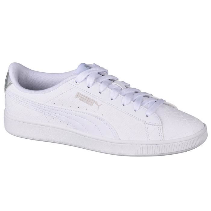 puma vikky plateforme blanche
