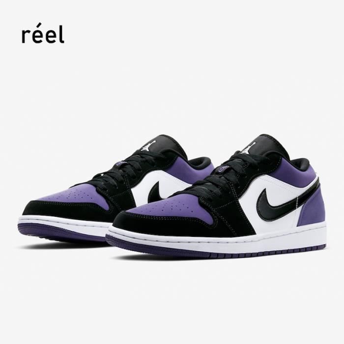 Court Purple” Air-Jordan 1 Low 553558-125 Violet - Cdiscount Chaussures