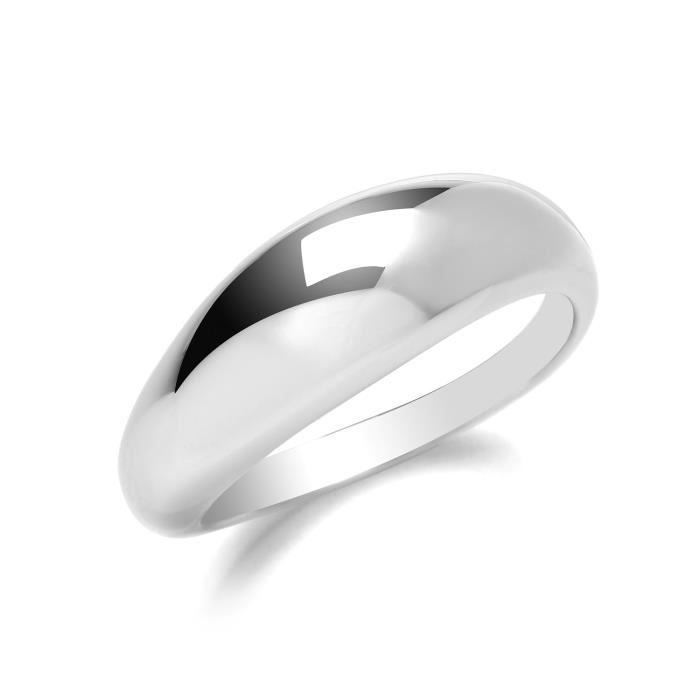 Bague en rhodium outlet