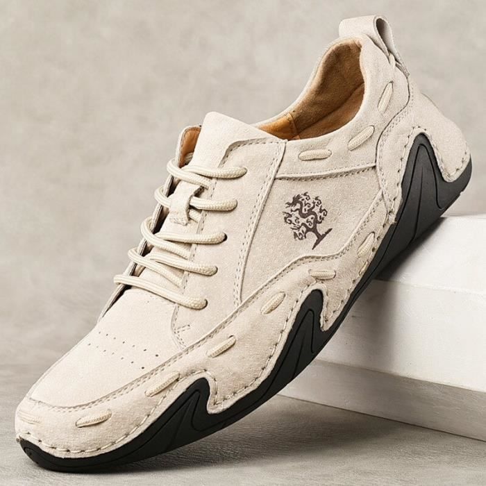 Chaussures Décontractées En Cuir Marque Avenue – Taille UK 9 – Occasion En Bon État