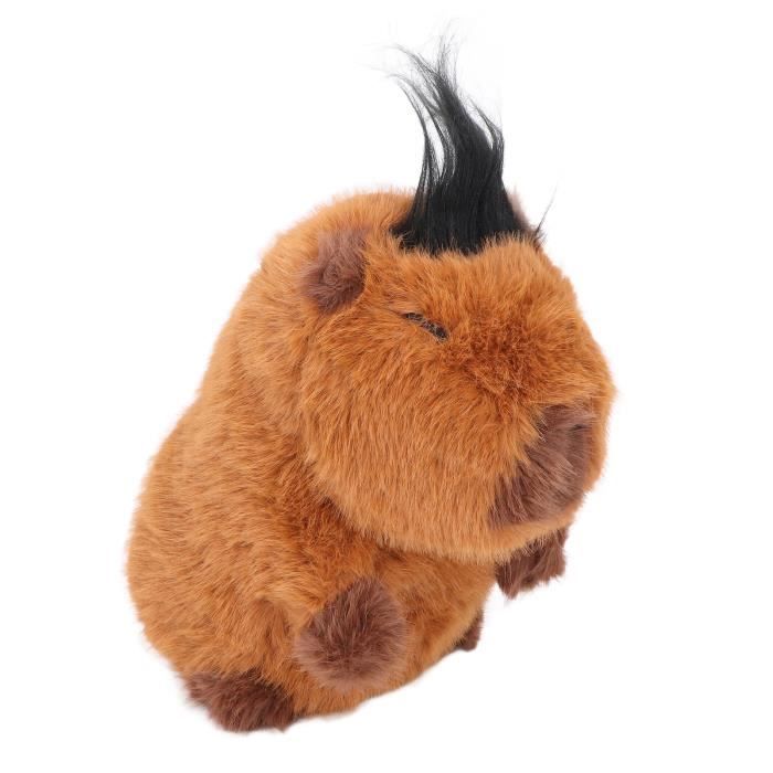 Animale di peluche di capibara, peluche di capibara di peluche,Peluche animale - Simpatico cuscino giocattolo Capibara morbido e adorabile dei cartoni animati, divertente animale di peluche per
