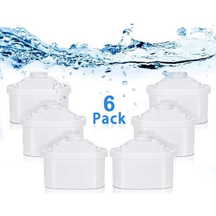 Dafi Cartouches Filtrantes Classic Lot De 3 - Compatible Brita, Améliore Goût De L'Eau, Filtre 150L Par Cartouche