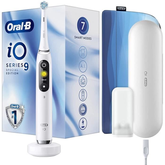 Oral-B iO 9 édition spéciale Brosse à dents électrique Reconditionné - alternatives disponibles sur Dero Oral-B iO 9 édition spéciale Brosse à dents électrique Reconditionné - Oral-B reconditionné (offre indisponible)
