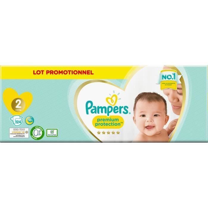 Pampers Premium Protection Taille 2 124 Couches Achat Vente Couche 8001841468693 Soldes Sur Cdiscount Des Le 20 Janvier Cdiscount