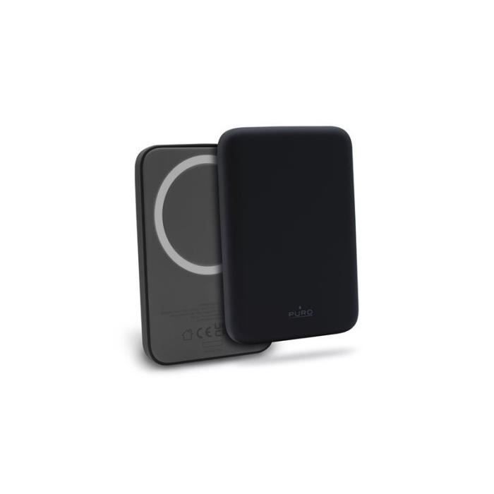 Banque dalimentation sans fil - PURO - Slim Power Mag - 4200 mAh - MagSafe iPhone 12/13/14/15 - Noir