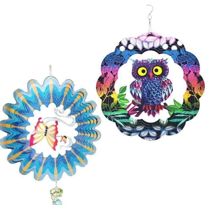 Carillon à Vent - PZCC - Multicolore - Acier Inoxydable - Décoration De