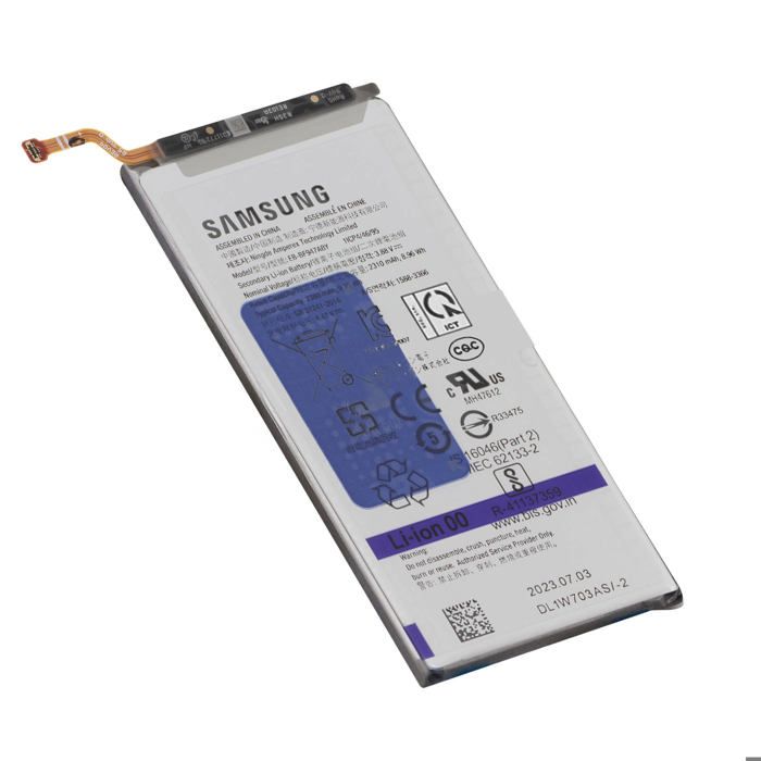 Batterie Secondaire Interne pour Galaxy Z Fold 5 2310mAh Originale EB BF947ABY - vue 2