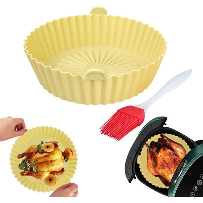 Dessous De Plat En Silicone Pour Ninja Crispi Air Fryer - 10,5x10,5 Pouces, Résistant à 230°C