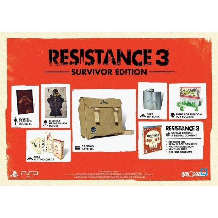 Resistance 3 Edition Spéciale Ps3 - vue 3