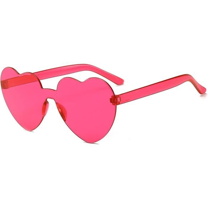 Lunettes de soleil angulaires sans monture