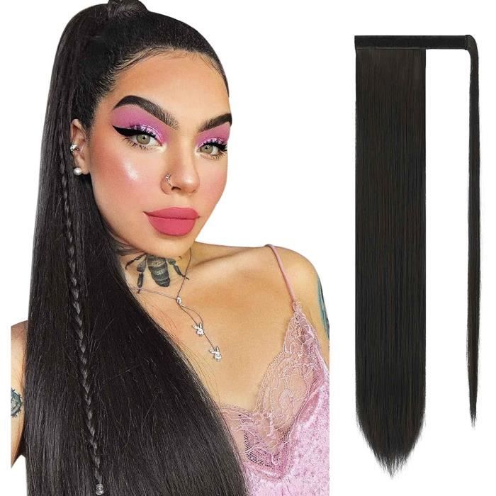 Sofeiyan Postiche Queue de Cheval Extension Naturel Ponytail Extensions Longue oit Wrap Around