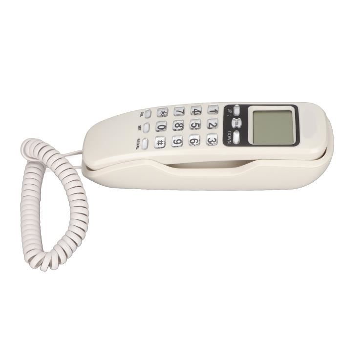 Téléphone Fixe Fil 4G WiFi Portable VOIP IP Écran Couleur 2.4pouces -  Cdiscount Téléphonie