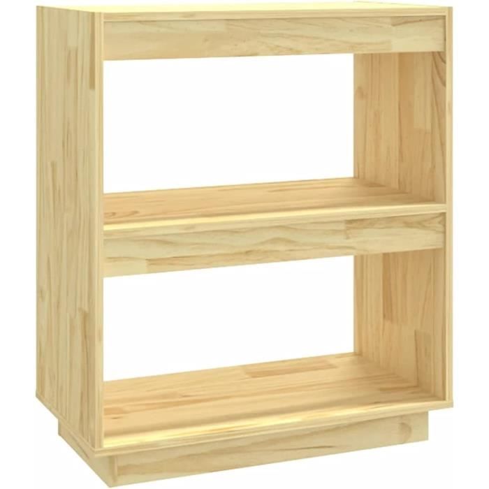 Bibliothèque à 2 Niveaux Blanc 100x30x70 Cm Bois De Pin Massif Bibliotheque Bibliotheques Home Living 83260196