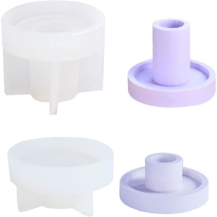 Moule Silicone Pour Bougeoir En Forme De Cœur - 16,8x16,8x2,7 Cm - DIY Bougies, Résine, Plâtre