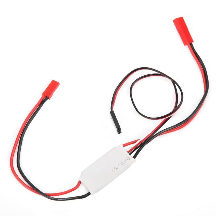 Contrôleur LED 4 Voies Pour Crawler RC - Compatible TRX-4, SCX10 - Interrupteur Marche/Arrêt Avec Câble En Y