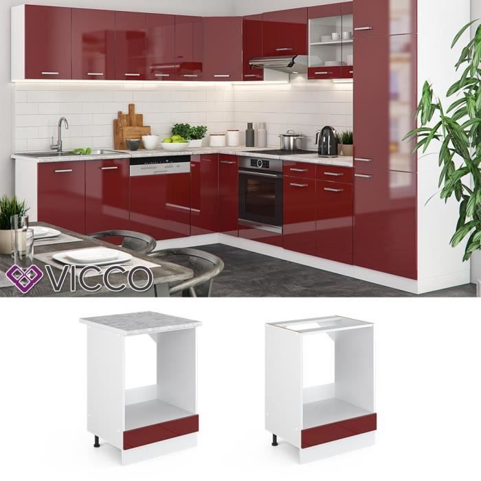 vicco meuble de cuisine meuble haut meuble bas cuisine intégrée r-line