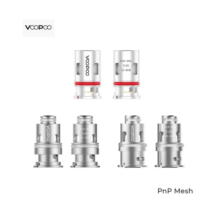 VooPoo Rsistances PnP Mesh pour Vinci/Vinci X (5pcs) lot de 2 C1 - 1.2ohm  C1 - 1,2ohm - Cdiscount Au quotidien