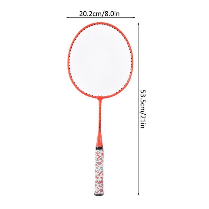 Zyluniy Raquette De Tennis Pour Enfants – Set 2 Raquettes 40 Cm, 4 Balles Souples Et 6 Volants, Pour 3-12 Ans