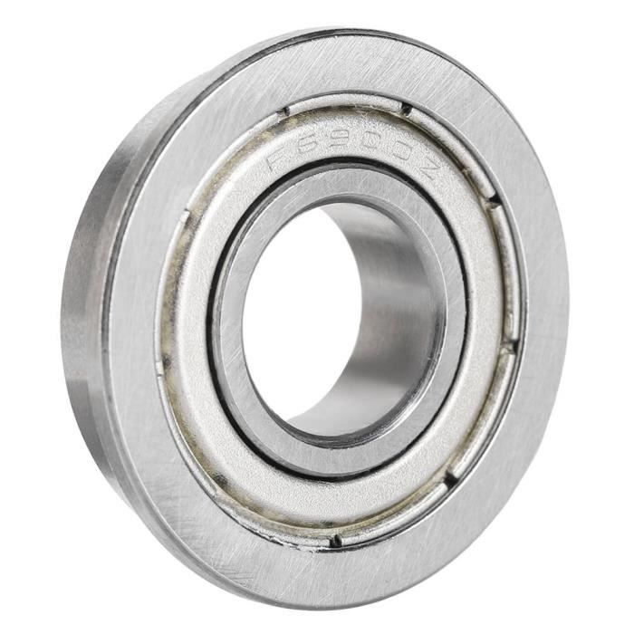 10 pièces F6900ZZ joint Double face haute vitesse rainure profonde chemin de roulement à billes Miniature à bride 10x22x6mm pièces de réparation de bits accessoires 