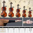 Glarry GV100 4/4 violon - Noir-1