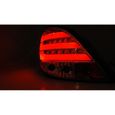 Paire de feux arriere Peugeot 207 06-09 LED BAR fume-1