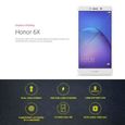 Huawei Honor 6X Fingerprint Smartphone 4G FDD-LTE 3G WCDMA Hisilicon Kirin 655 2.1GHz Octa Core 5.5 pouces Écran FHD 1920 * Écran-1